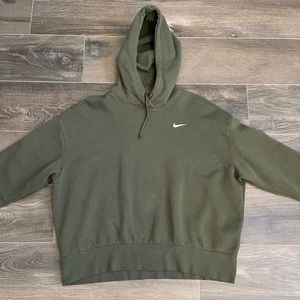 DARK GREEN NIKE HOODIE